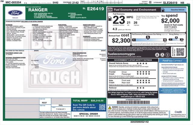 2025 Ford Ranger XL