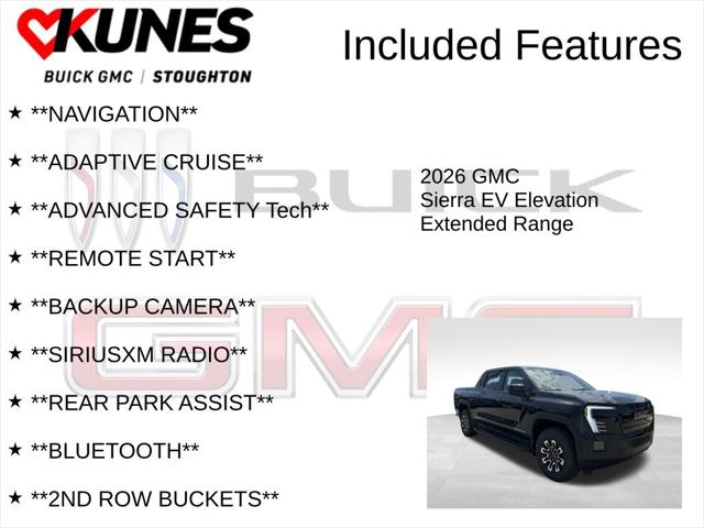 2026 GMC Sierra Extended Range Elevation