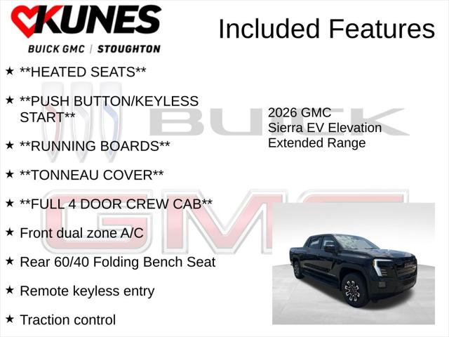 2026 GMC Sierra Extended Range Elevation