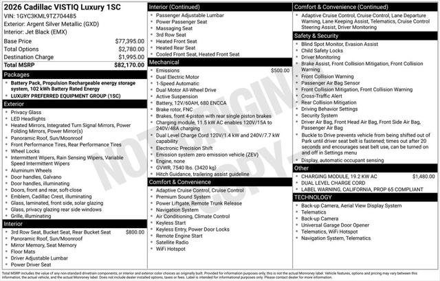 2026 Cadillac iQ Luxury