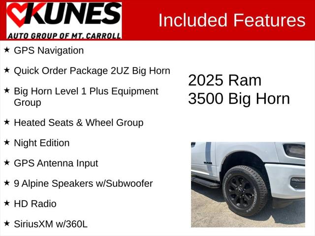 2025 RAM 3500 Big Horn Crew Cab 4x4 64 Box