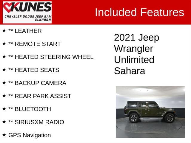 2021 Jeep Wrangler Unlimited Sahara 4x4