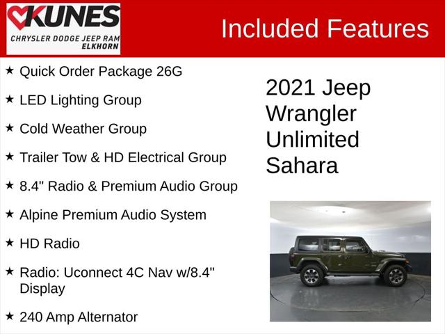 2021 Jeep Wrangler Unlimited Sahara 4x4