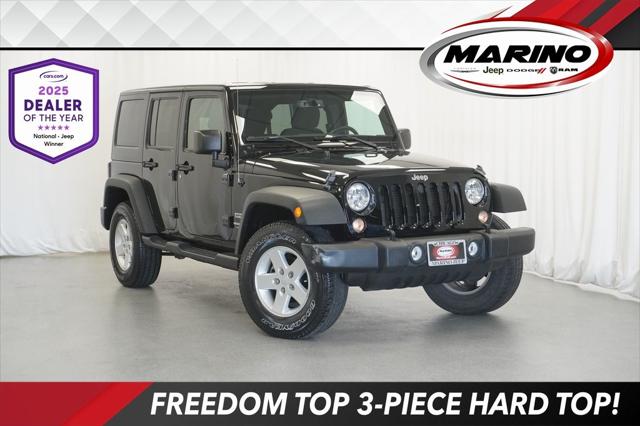 2018 Jeep Wrangler JK Unlimited Sport S 4x4