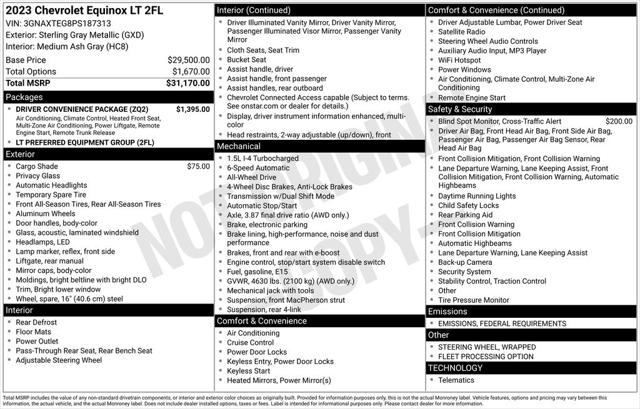 2023 Chevrolet Equinox AWD 2FL