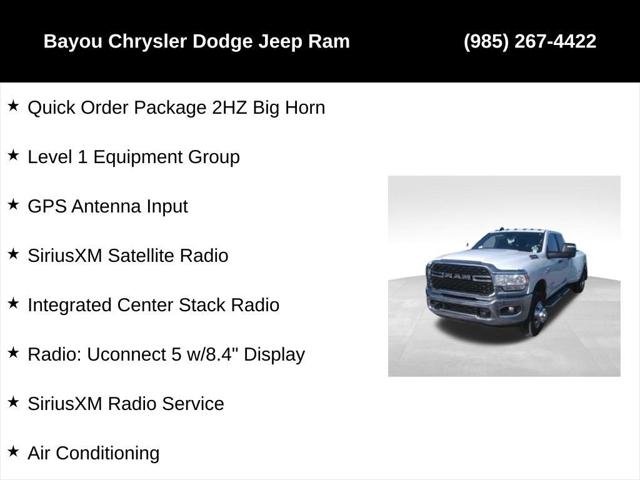 2023 RAM 3500 Big Horn Crew Cab 4x4 8 Box