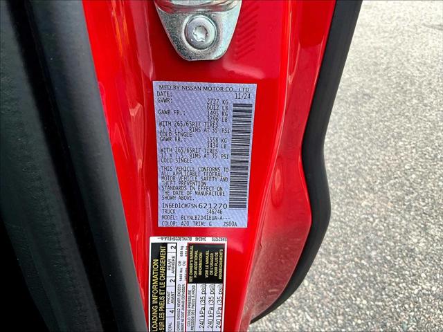 2025 Nissan Frontier King Cab SV 4x4