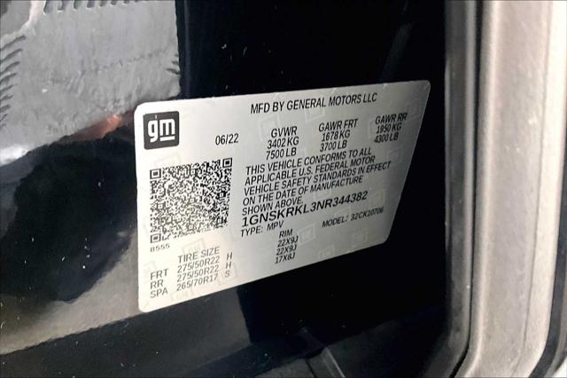 2022 Chevrolet Tahoe 4WD RST