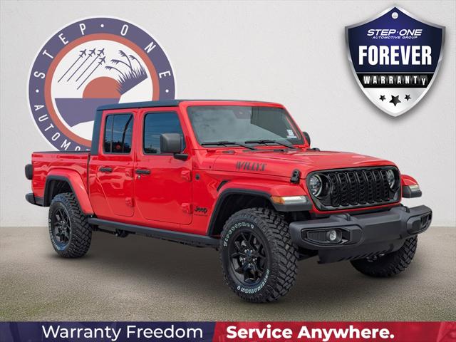 2025 Jeep Gladiator GLADIATOR WILLYS 4X4 2025 Jeep Gladiator GLADIATOR WILLYS 4X4