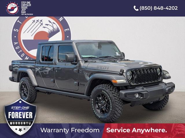 2025 Jeep Gladiator GLADIATOR WILLYS 4X4 2025 Jeep Gladiator GLADIATOR WILLYS 4X4