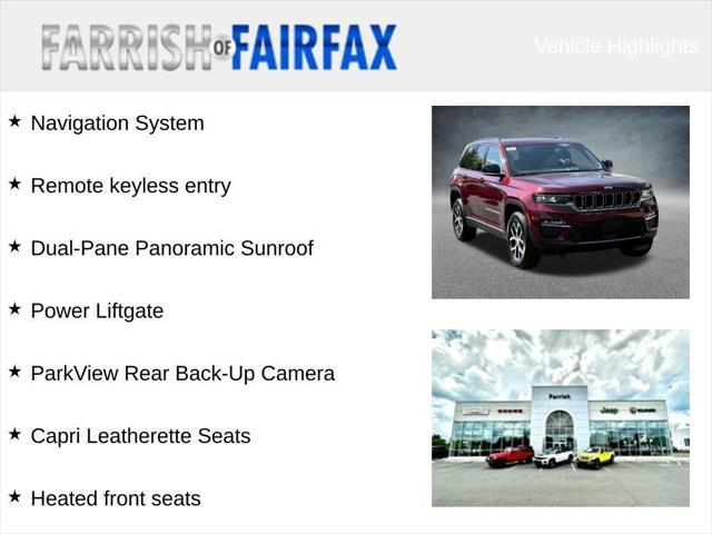 2025 Jeep Grand Cherokee GRAND CHEROKEE LIMITED 4X4