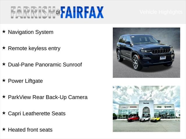 2025 Jeep Grand Cherokee GRAND CHEROKEE LIMITED 4X4