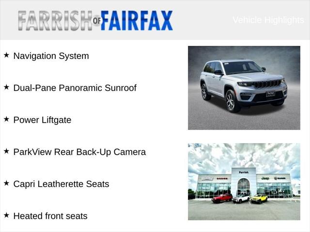 2025 Jeep Grand Cherokee GRAND CHEROKEE LIMITED 4X4 2025 Jeep Grand Cherokee GRAND CHEROKEE LIMITED 4X4