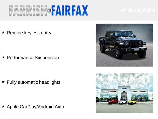 2025 Jeep Gladiator GLADIATOR RUBICON X 4X4 2025 Jeep Gladiator GLADIATOR RUBICON X 4X4