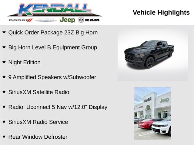 2023 RAM 1500 Big Horn Crew Cab 4x4 57 Box