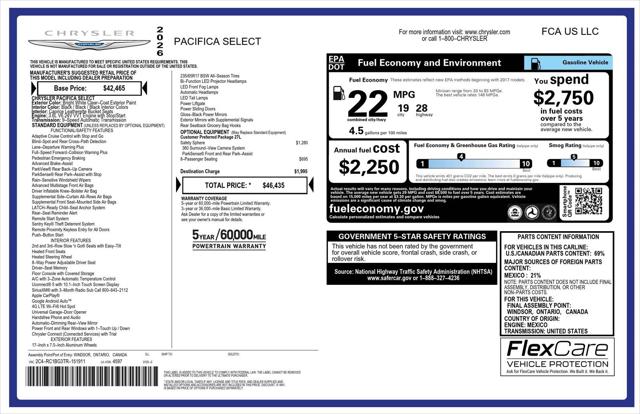 2026 Chrysler Pacifica PACIFICA SELECT