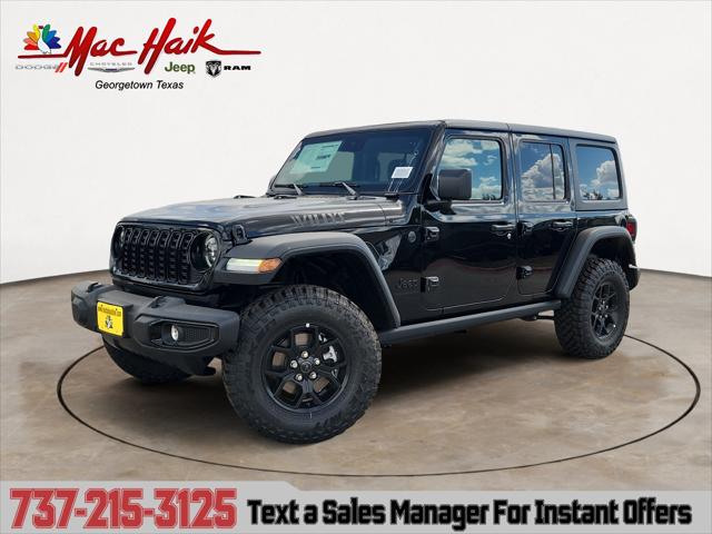 2025 Jeep Wrangler WRANGLER 4-DOOR WILLYS 2025 Jeep Wrangler WRANGLER 4-DOOR WILLYS