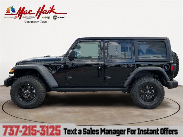 2025 Jeep Wrangler WRANGLER 4-DOOR WILLYS 2025 Jeep Wrangler WRANGLER 4-DOOR WILLYS