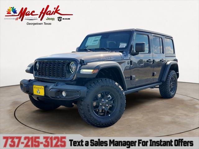 2025 Jeep Wrangler WRANGLER 4-DOOR WILLYS 2025 Jeep Wrangler WRANGLER 4-DOOR WILLYS