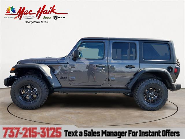 2025 Jeep Wrangler WRANGLER 4-DOOR WILLYS 2025 Jeep Wrangler WRANGLER 4-DOOR WILLYS