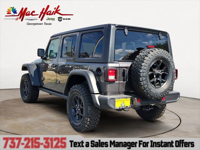 2025 Jeep Wrangler WRANGLER 4-DOOR WILLYS 2025 Jeep Wrangler WRANGLER 4-DOOR WILLYS