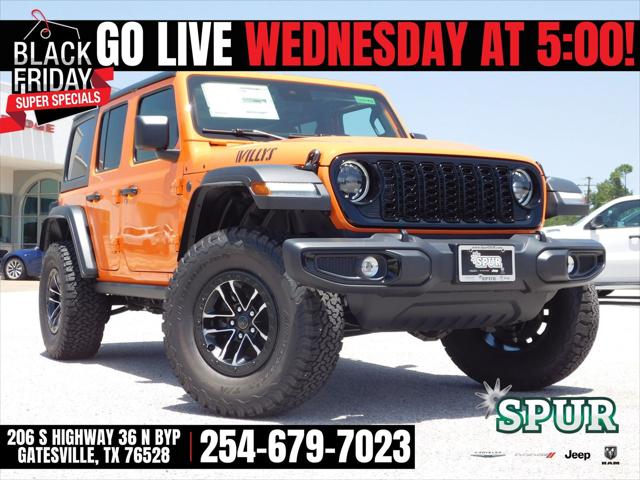 2025 Jeep Wrangler WRANGLER 4-DOOR WILLYS 2025 Jeep Wrangler WRANGLER 4-DOOR WILLYS
