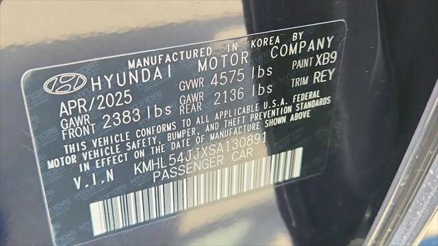 2025 Hyundai Sonata Hybrid Limited
