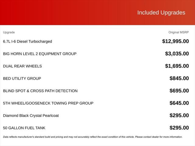 2026 RAM Ram 3500 RAM 3500 BIG HORN CREW CAB 4X4 8 BOX