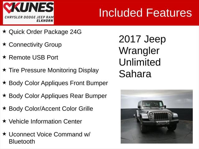 2017 Jeep Wrangler Unlimited Sahara 4x4