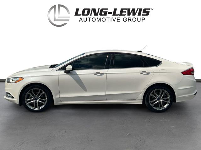 Used 2017 Ford Fusion SE with VIN 3FA6P0HD5HR338993 for sale in Muscle Shoals, AL