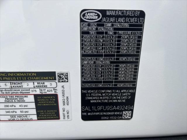2025 Land Rover Range Rover Sport P400 Dynamic SE