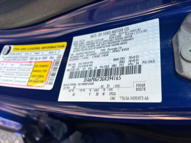 2016 Ford Fusion S