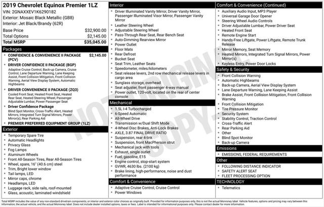 2019 Chevrolet Equinox Premier