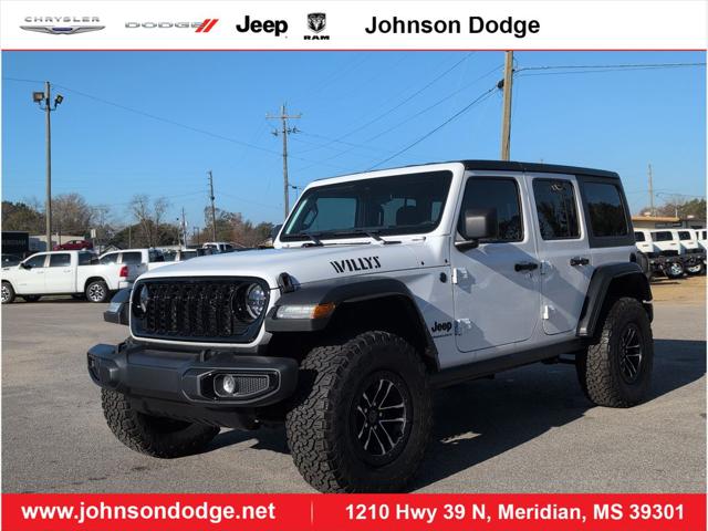 2024 Jeep Wrangler 4-Door Willys 4x4 2024 Jeep Wrangler 4-Door Willys 4x4