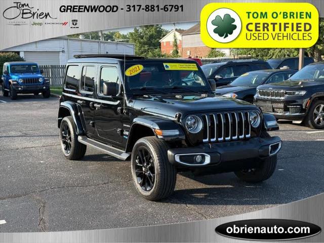 2021 Jeep Wrangler 4xe Unlimited Sahara 4x4 2021 Jeep Wrangler 4xe Unlimited Sahara 4x4