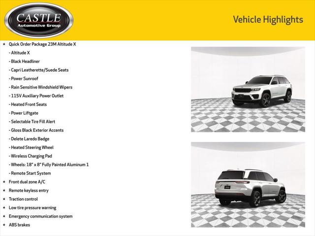 2025 Jeep Grand Cherokee GRAND CHEROKEE ALTITUDE X 4X4