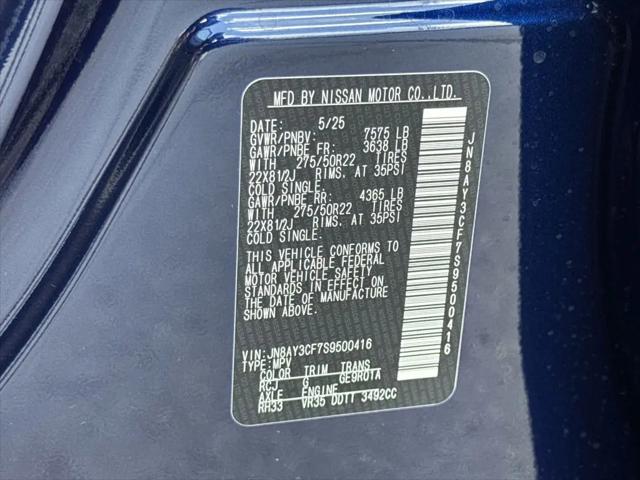 2025 Nissan Armada Platinum Reserve 2WD