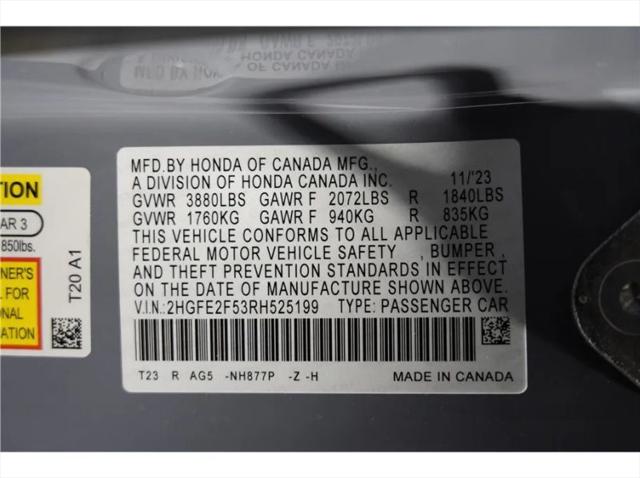 2024 Honda Civic Sport