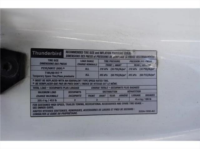 2002 Ford Thunderbird Base