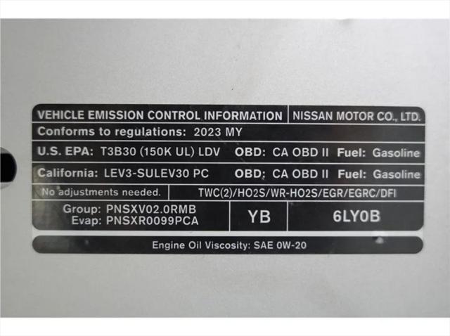 2023 Nissan Sentra SV Xtronic CVT