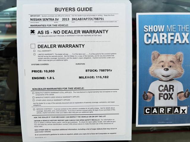 2013 Nissan Sentra SR