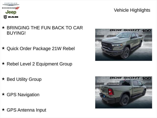 2026 RAM Ram 1500 RAM 1500 REBEL CREW CAB 4X4 57 BOX 2026 RAM Ram 1500 RAM 1500 REBEL CREW CAB 4X4 57 BOX