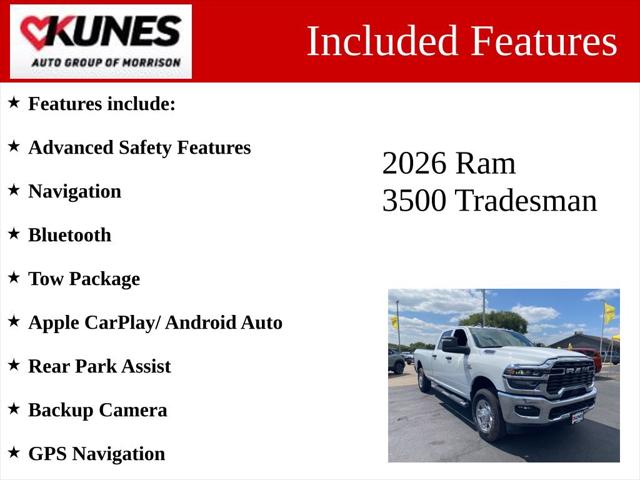 2026 RAM Ram 3500 RAM 3500 TRADESMAN CREW CAB 4X4 8 BOX