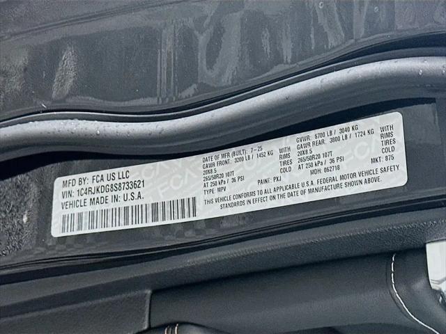 2025 Jeep Grand Cherokee L Overland 4x4