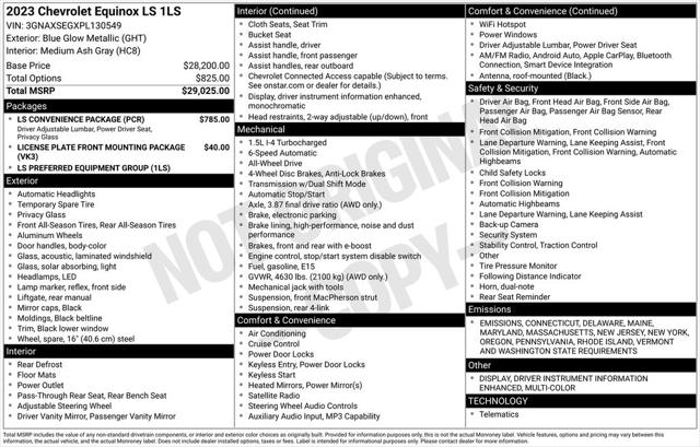 2023 Chevrolet Equinox AWD LS