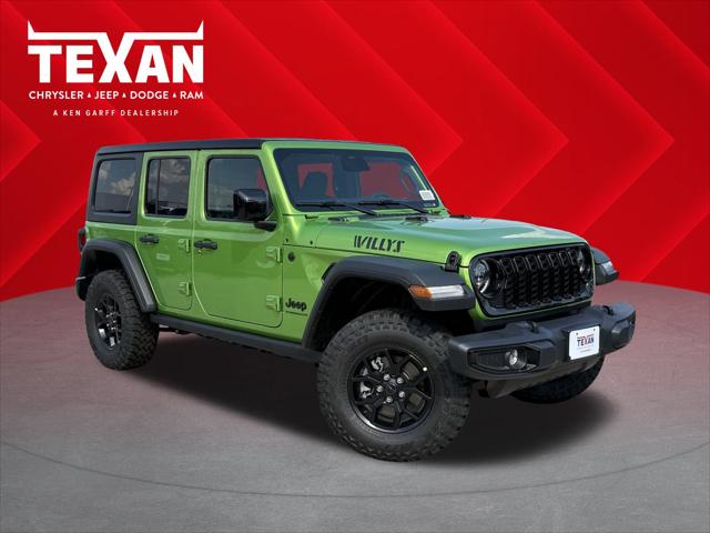 2025 Jeep Wrangler WRANGLER 4-DOOR WILLYS 2025 Jeep Wrangler WRANGLER 4-DOOR WILLYS