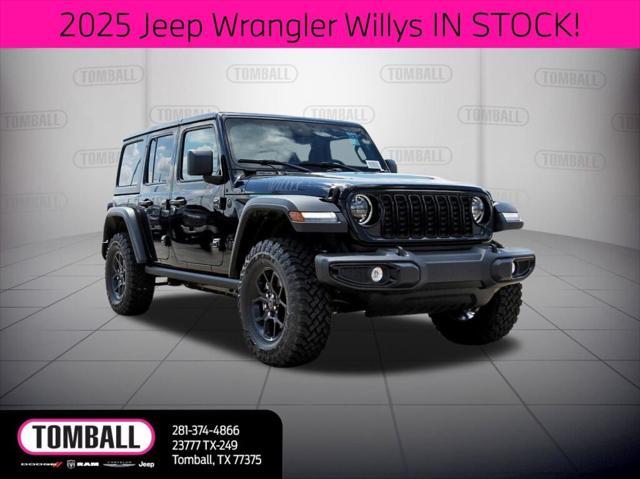2025 Jeep Wrangler WRANGLER 4-DOOR WILLYS 2025 Jeep Wrangler WRANGLER 4-DOOR WILLYS