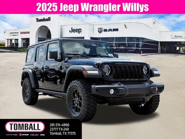 2025 Jeep Wrangler WRANGLER 4-DOOR WILLYS 2025 Jeep Wrangler WRANGLER 4-DOOR WILLYS