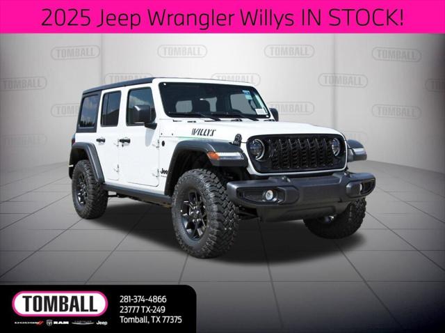 2025 Jeep Wrangler WRANGLER 4-DOOR WILLYS 2025 Jeep Wrangler WRANGLER 4-DOOR WILLYS