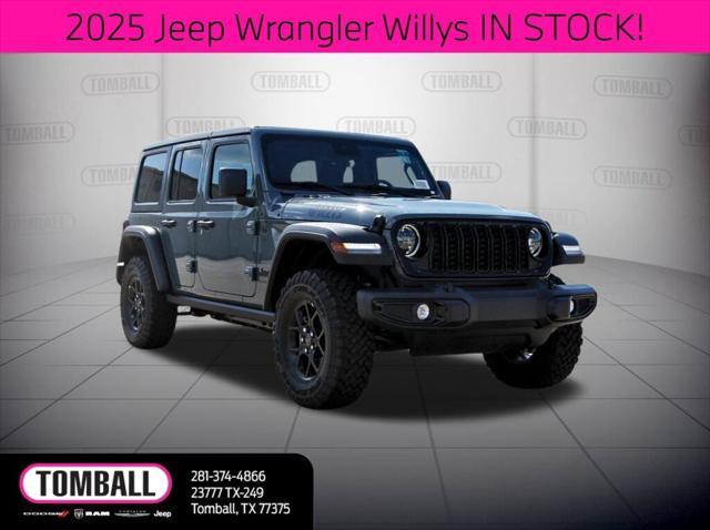 2025 Jeep Wrangler WRANGLER 4-DOOR WILLYS 2025 Jeep Wrangler WRANGLER 4-DOOR WILLYS